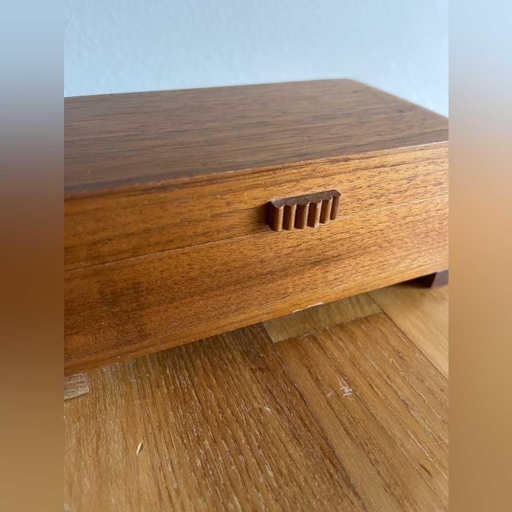 Vintage Wooden Trinket Box - image 6